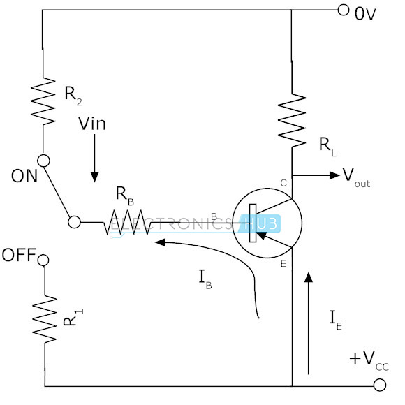4. PNP晶体管作为开关的电路