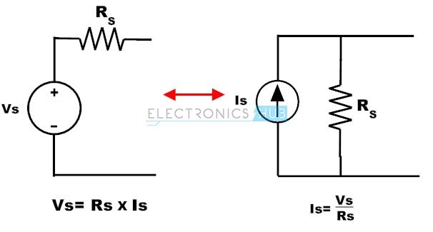 4.将电压源转换为电流源